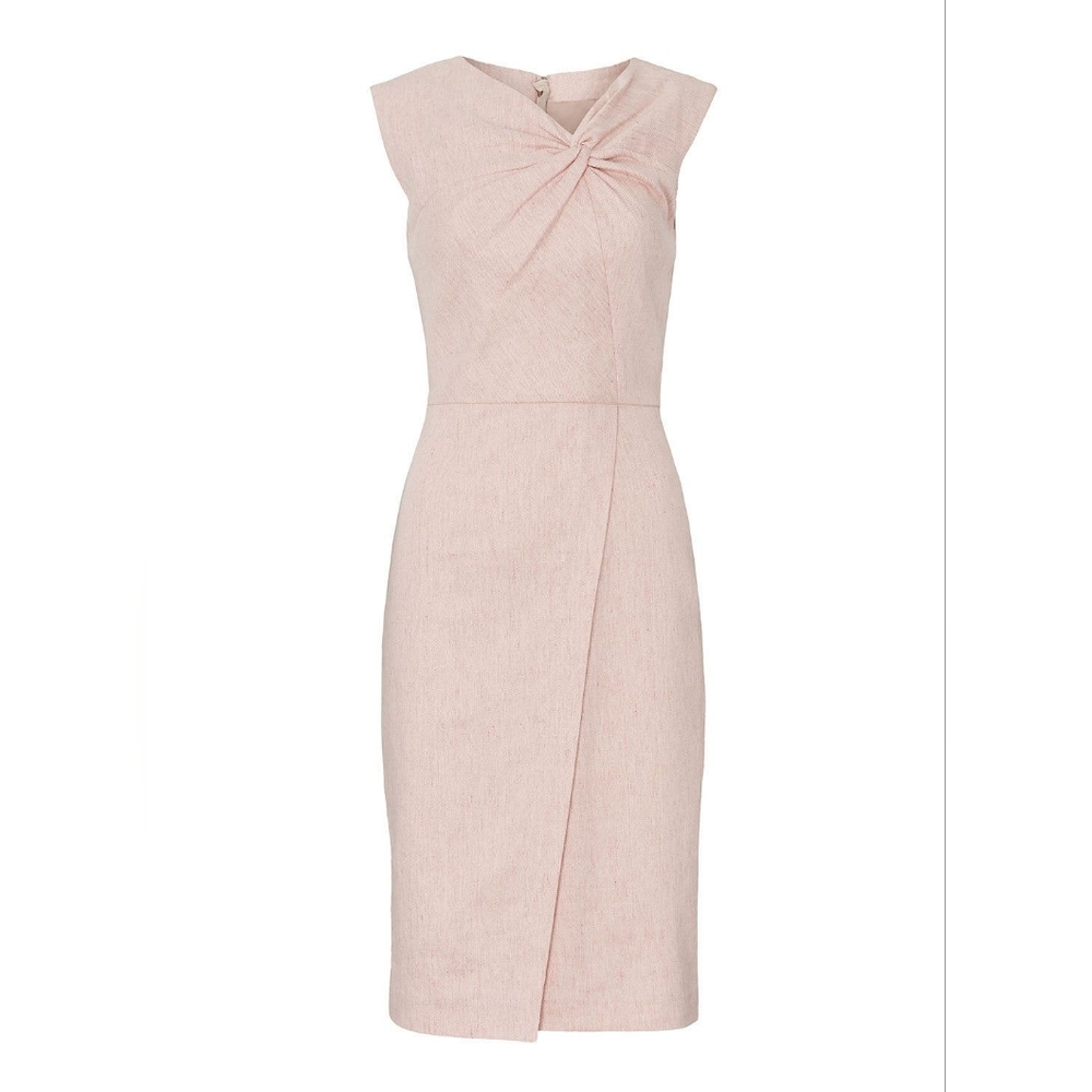 Tie Front Sheath Dress